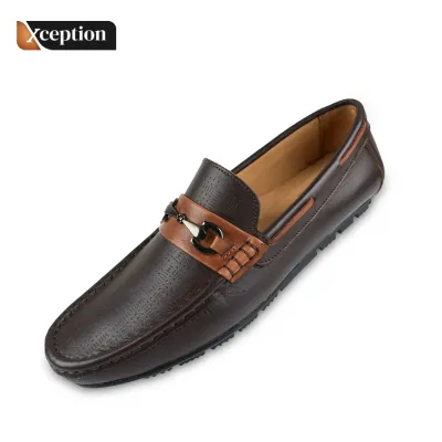 Genuine Cow Worthy High Fastness Vegetable Tanned Leather Moccasin Shoes